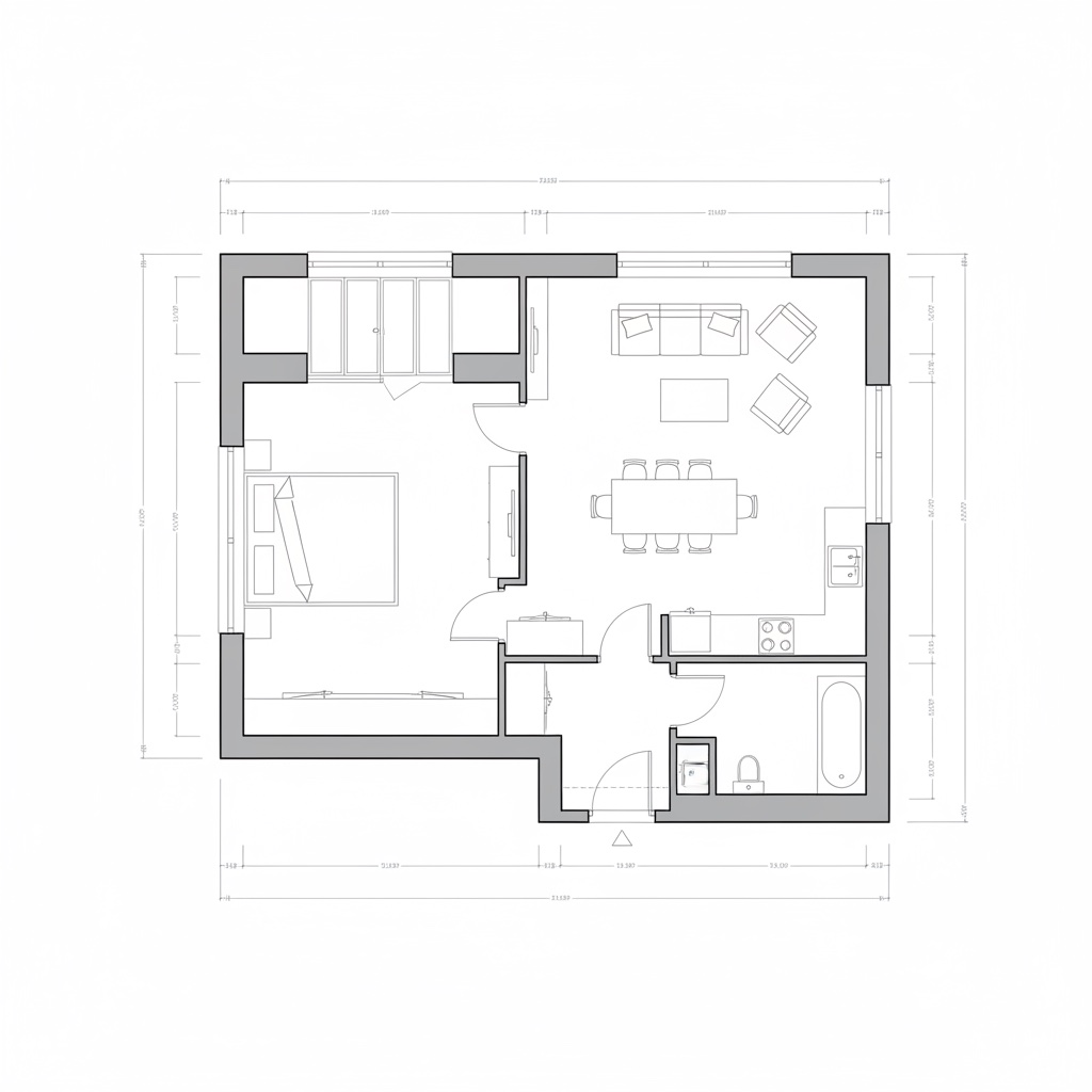 Plan 2D d'architecture du projet